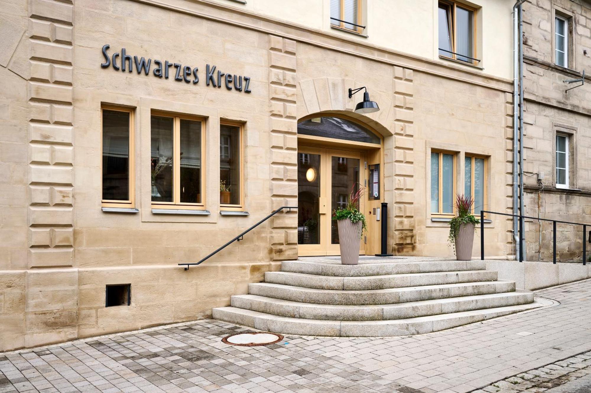 Schwarzes Kreuz Gasthaus Pension Teuschnitz Exteriör bild